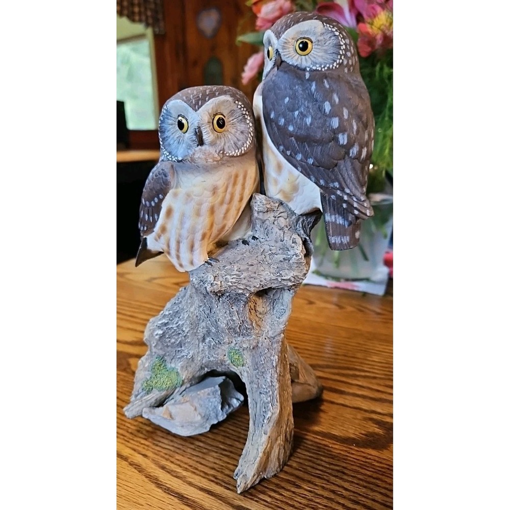 Vintage OWL Figure / BEST FRIENDS / 2002‎ Jan Fitch